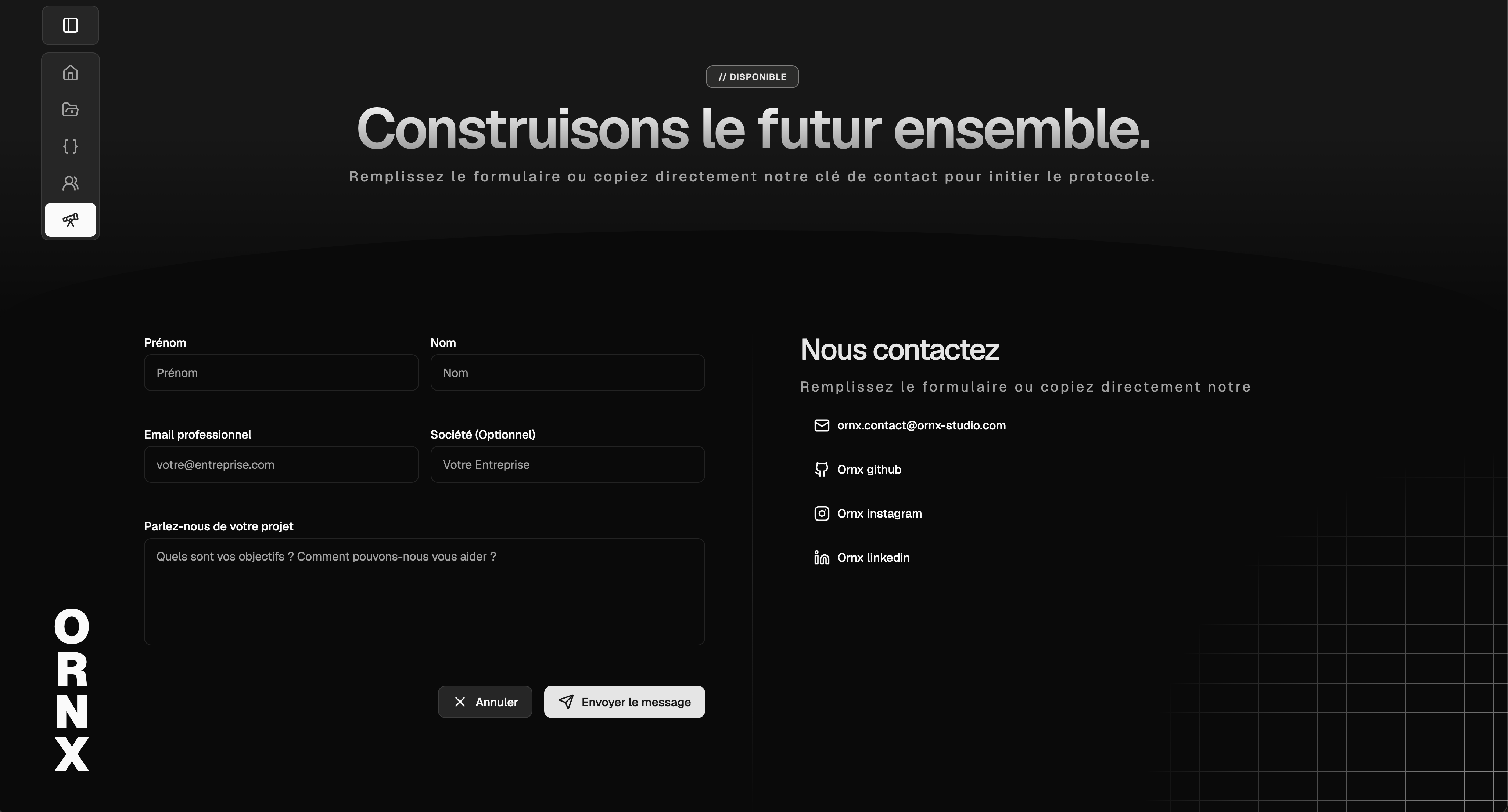 Nous contactez